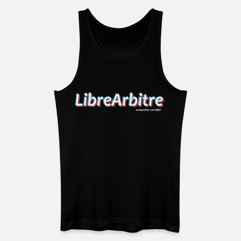 Freier Wille - Männer Bio Tank Top - Schwarz