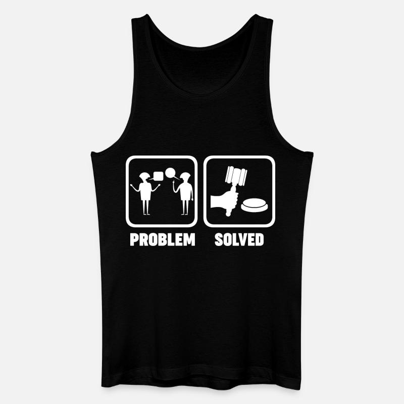 Auctioneer Job Problem Solve - Men’s Organic Tank Top - black