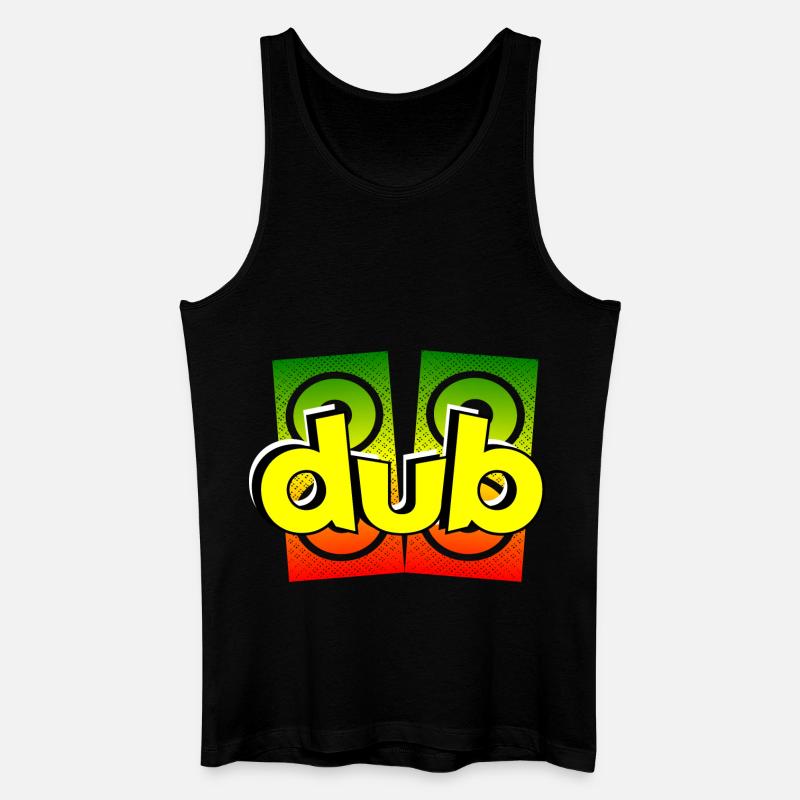 Dub - Männer Bio Tank Top - Schwarz