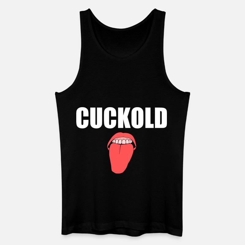 Cuckold - Männer Bio Tank Top - Schwarz
