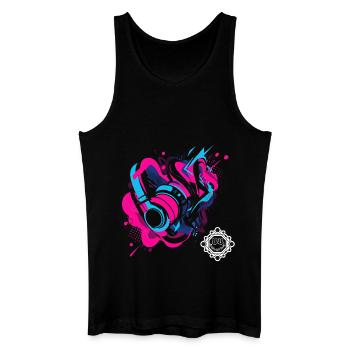 Music 2 - Men’s Organic Tank Top - black - Front