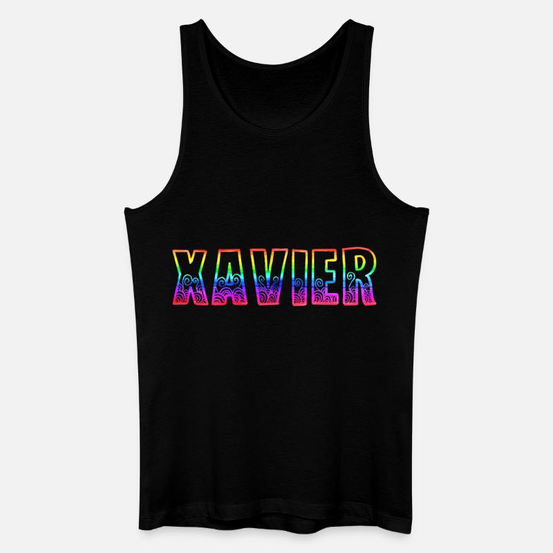 xavier rs regenbogen - Männer Bio Tank Top - Schwarz