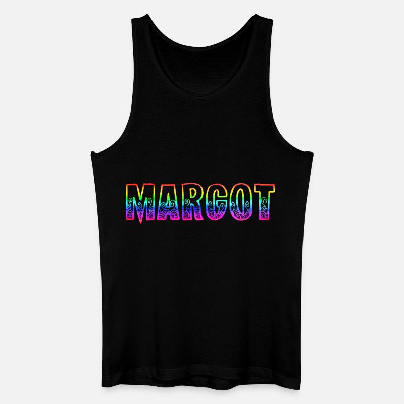 margot rs regenbogen - Männer Bio Tank Top - Schwarz