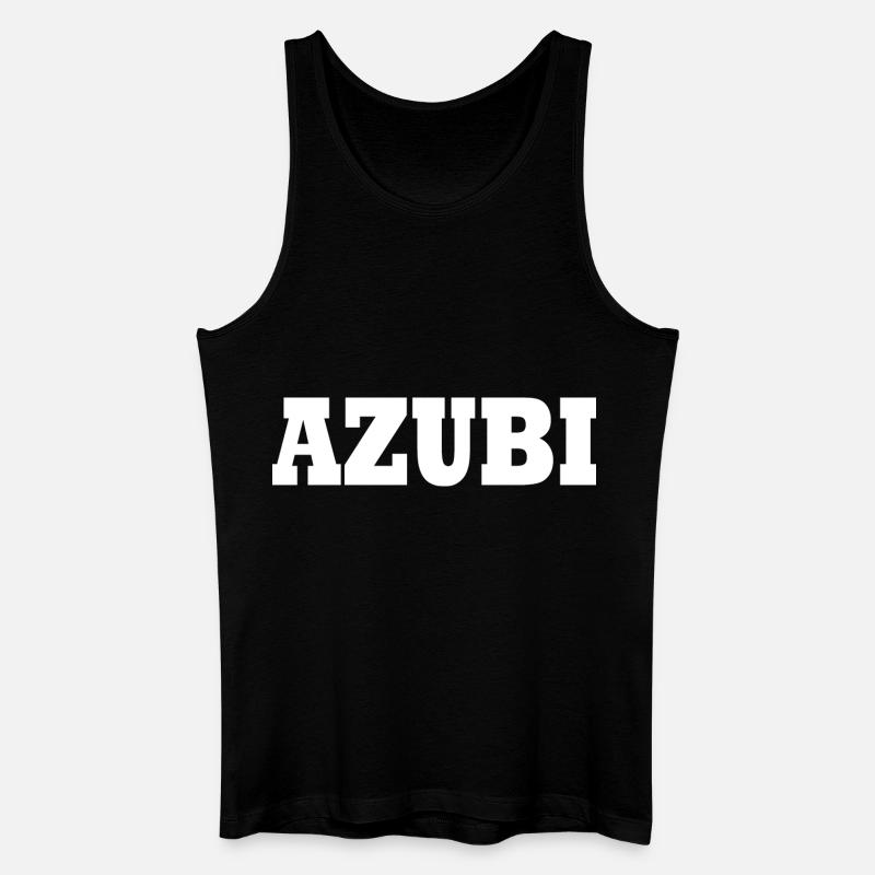 Azubi - Männer Bio Tank Top - Schwarz