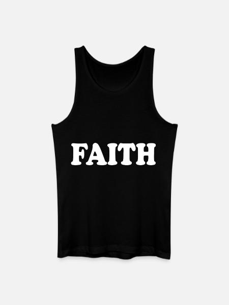 Faith - Men’s Organic Tank Top - black
