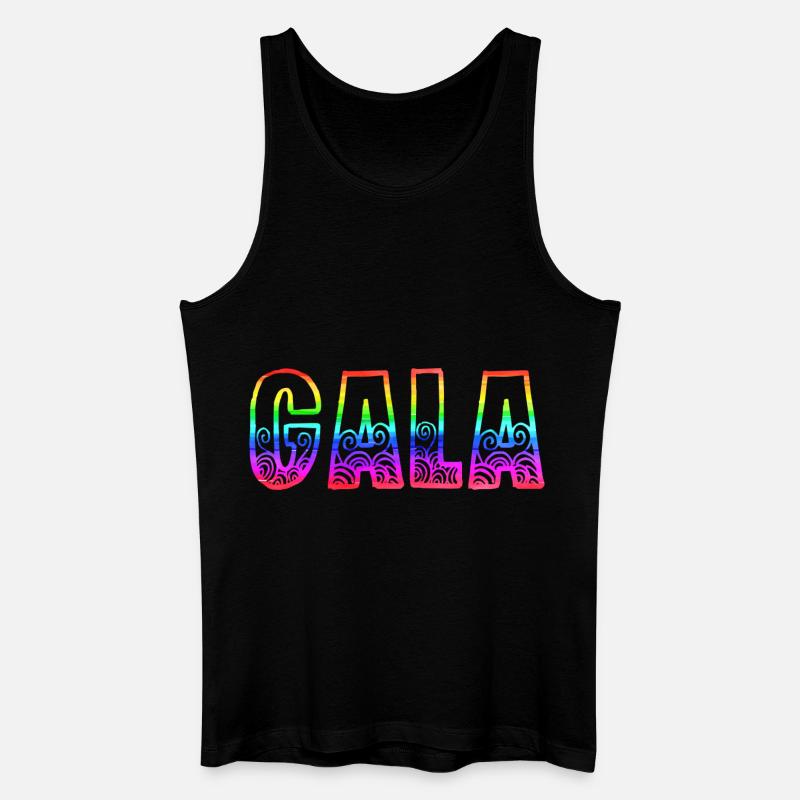 gala rs regenbogen - Männer Bio Tank Top - Schwarz