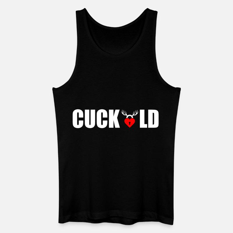 Cuckold - Männer Bio Tank Top - Schwarz