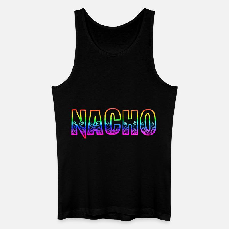 nacho rs regenbogen - Männer Bio Tank Top - Schwarz