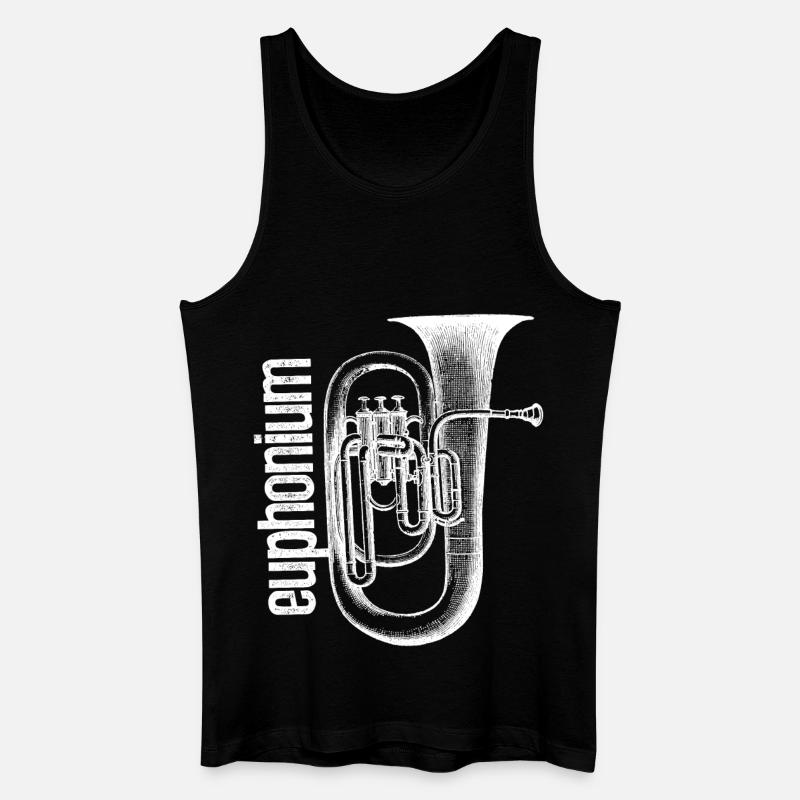 Euphonium Shirts - Männer Bio Tank Top - Schwarz