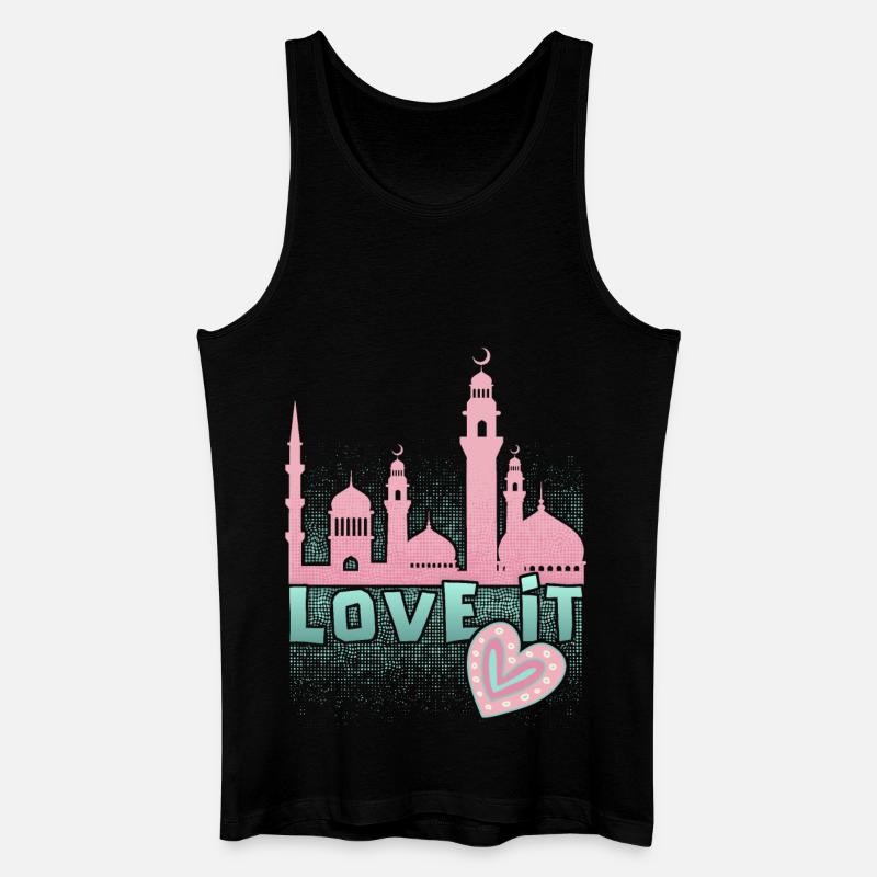 Islamischer Glaube, Moschee Spruch, Ramadan - Männer Bio Tank Top - Schwarz