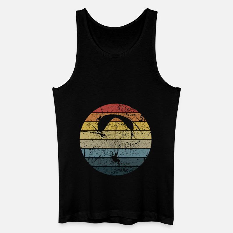 Paramotor Paramotoring - Männer Bio Tank Top - Schwarz