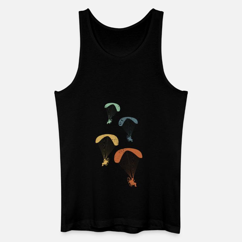 Paramotor Pilot Paramotoring - Men’s Organic Tank Top - black