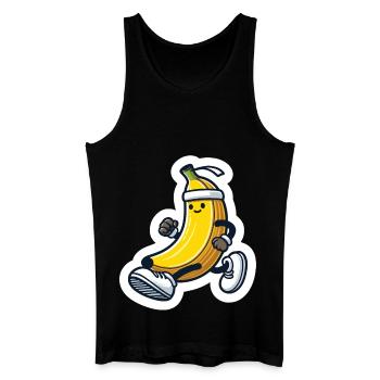 Sporty banana - Men’s Organic Tank Top - black - Front