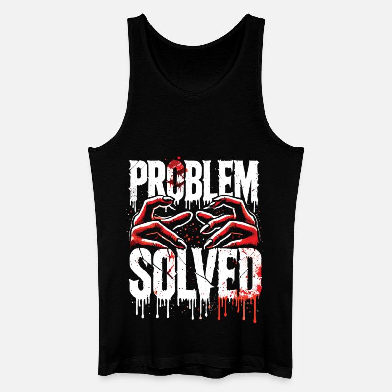 Shocking Solution - Problem Solved - Men’s Organic Tank Top - black