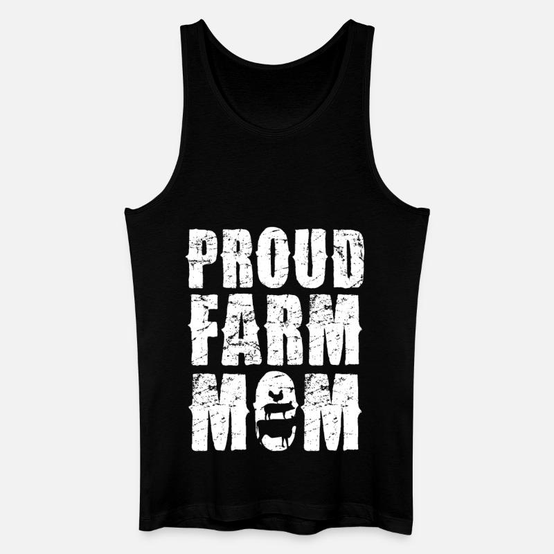 Déclaration de Proud Farm Mama - Débardeur bio Homme - noir