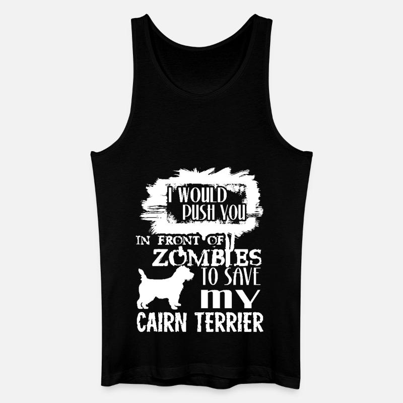 Save My Cairn Terrier - Men’s Organic Tank Top - black