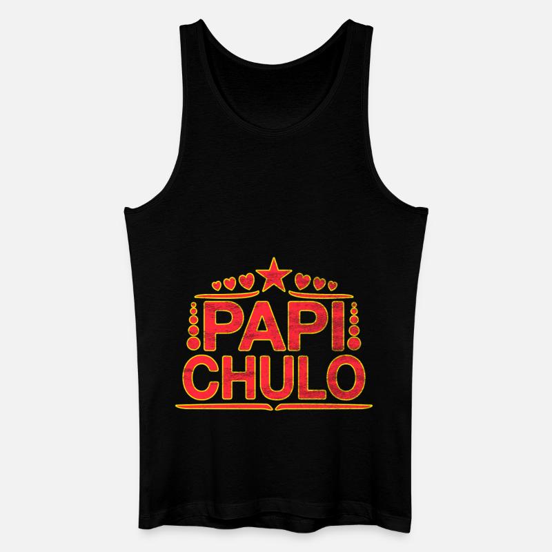 Papi Chulo - Latino Style Design - Männer Bio Tank Top - Schwarz