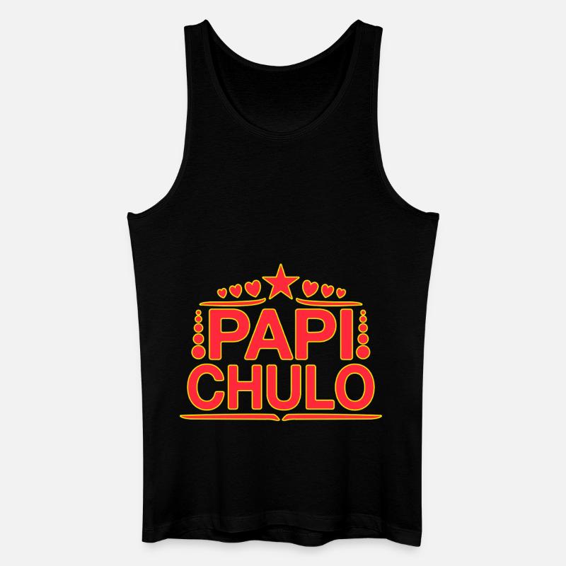 Papi Chulo - Latino Style Design - Men’s Organic Tank Top - black