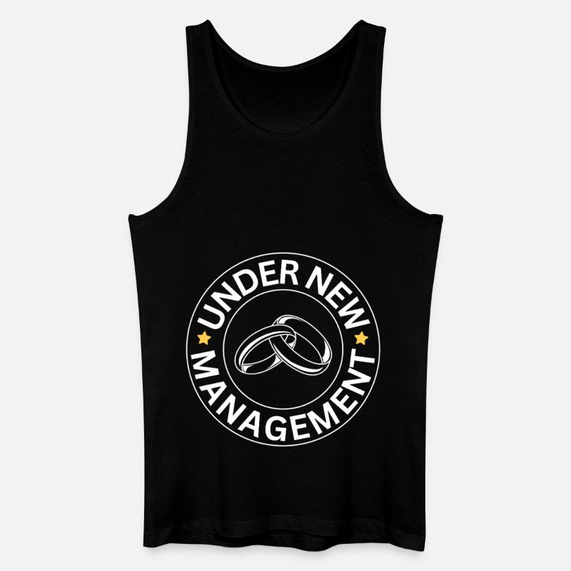 Lustiger Hochzeits Spruch Ehe JGA - Männer Bio Tank Top - Schwarz