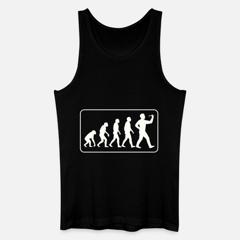 Evolution Dart - Men’s Organic Tank Top - black