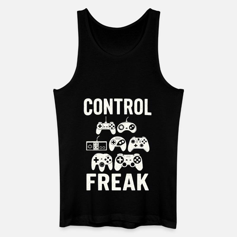 Controller Zocken Gaming Freak - Männer Bio Tank Top - Schwarz
