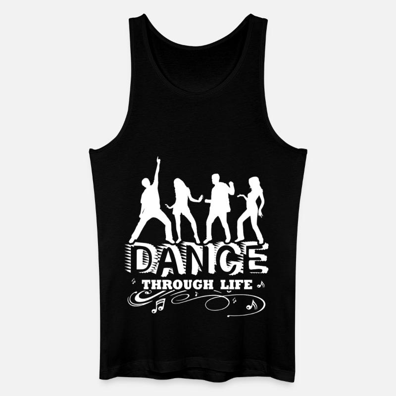 Dancer Dance Through Life - Men’s Organic Tank Top - black