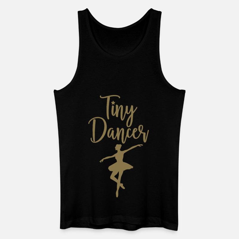 Tiny Dancer - Silhouette de ballerine - Débardeur bio Homme - noir