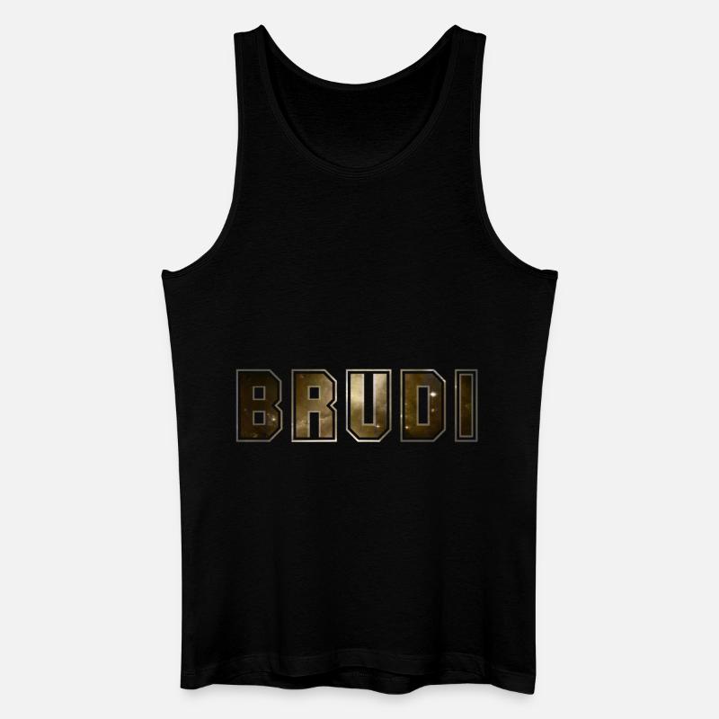 Brudi - Männer Bio Tank Top - Schwarz