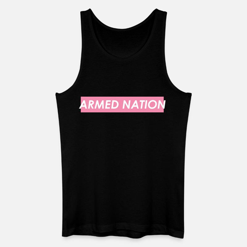 SACHET PINK BOX 2020 - Männer Bio Tank Top - Schwarz