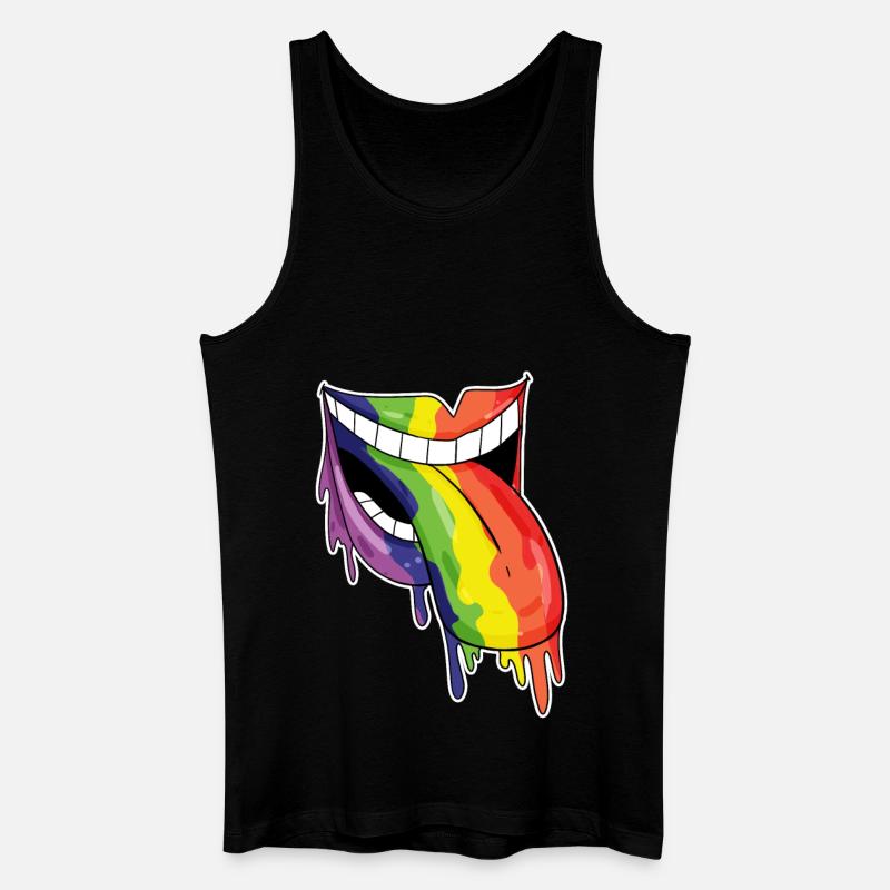 LGBT - Männer Bio Tank Top - Schwarz