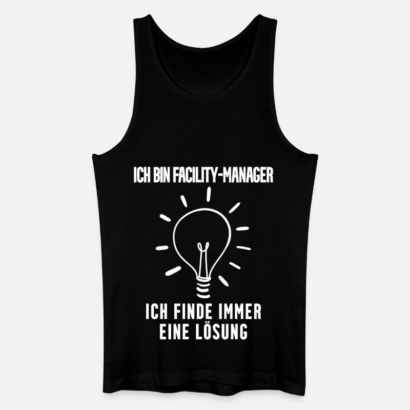 Facility Manager - Männer Bio Tank Top - Schwarz