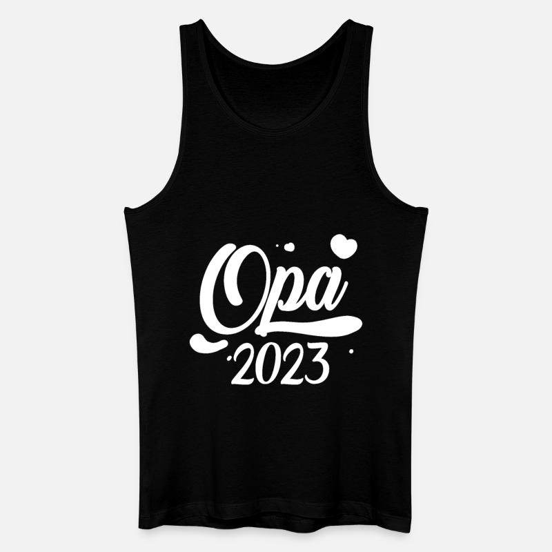 Opa 2023 - Männer Bio Tank Top - Schwarz