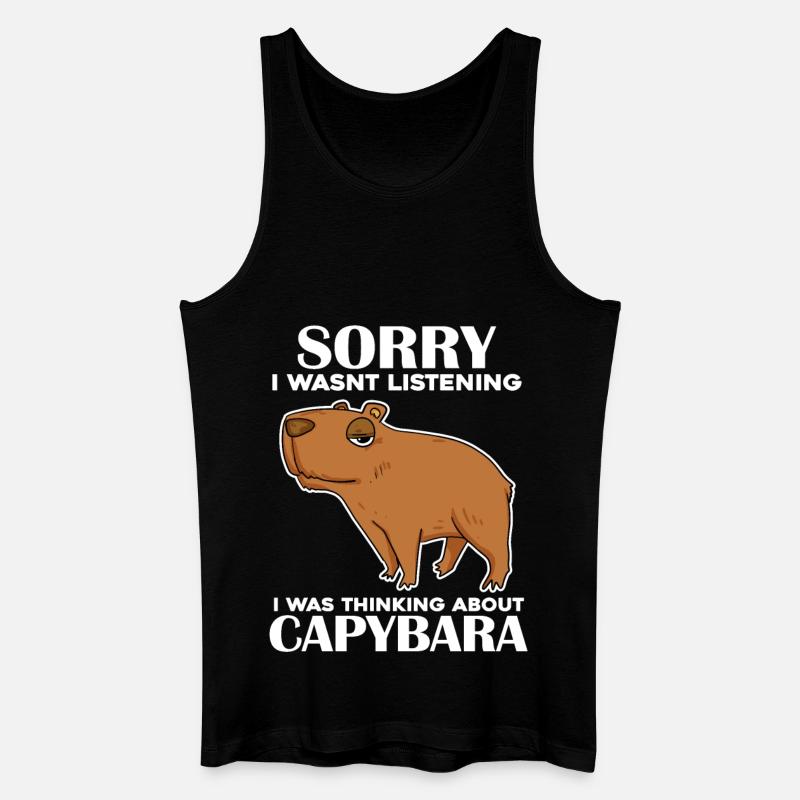 Capybara Capybara Gift - Men’s Organic Tank Top - black
