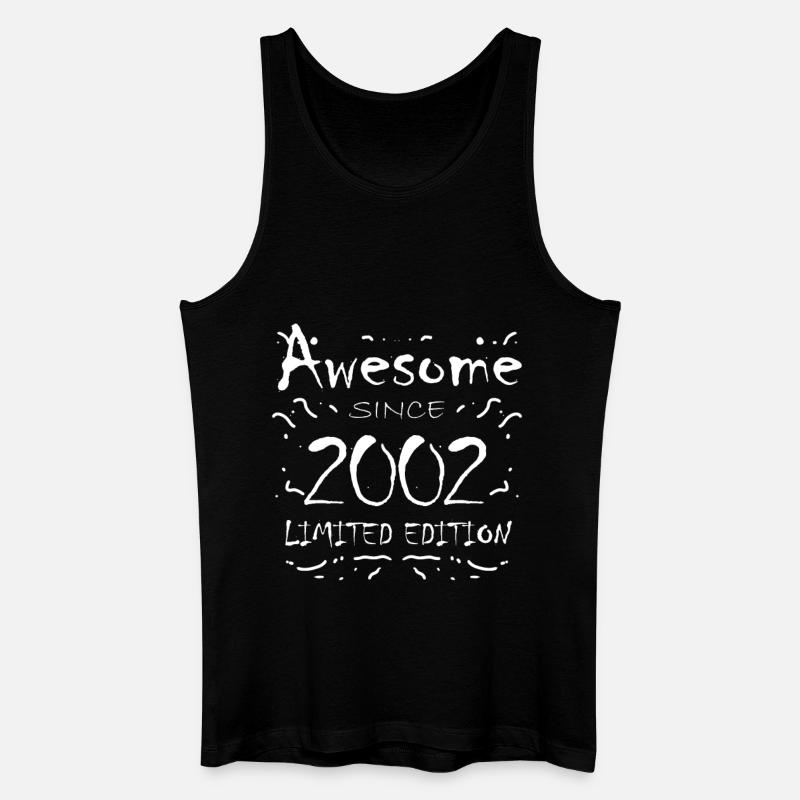 2002 - Männer Bio Tank Top - Schwarz