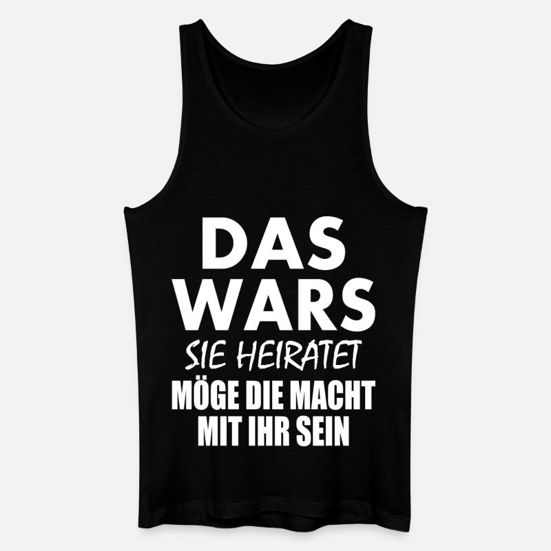 Das wars - Männer Bio Tank Top - Schwarz