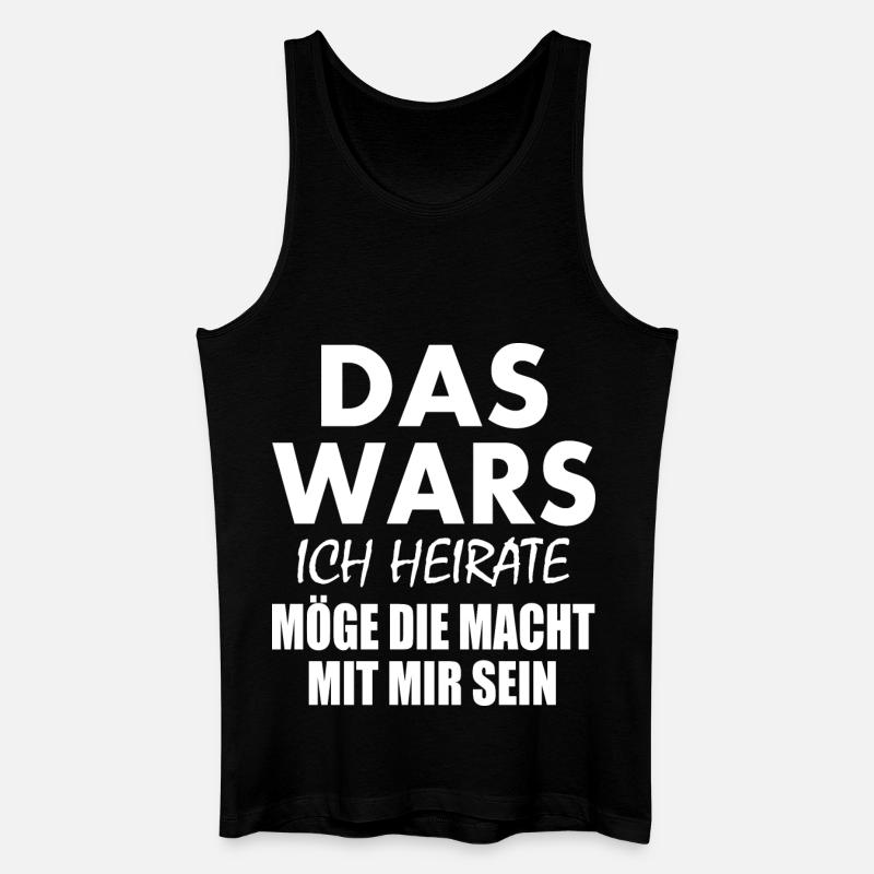 Das wars - Männer Bio Tank Top - Schwarz