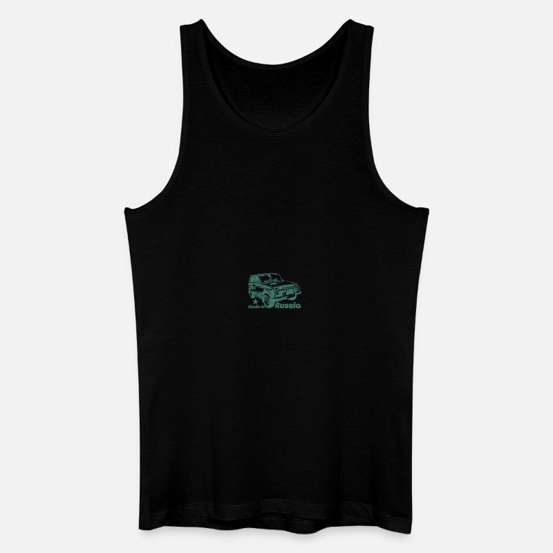 Lada Niva - Männer Bio Tank Top - Schwarz