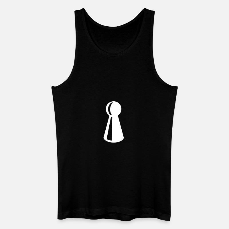 Spielfigur - Männer Bio Tank Top - Schwarz
