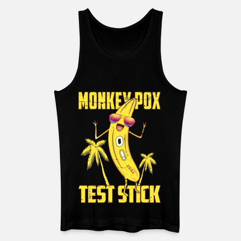 Affenpocken Teststäbchen - Männer Bio Tank Top - Schwarz