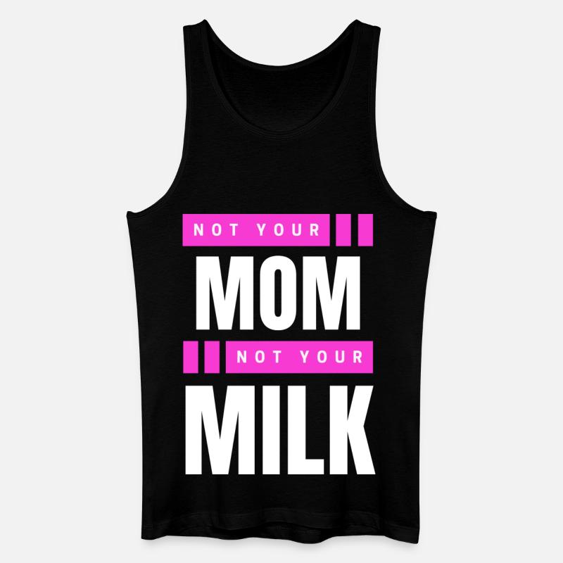 Pas ta mère Pas ton lait - Débardeur bio Homme - noir
