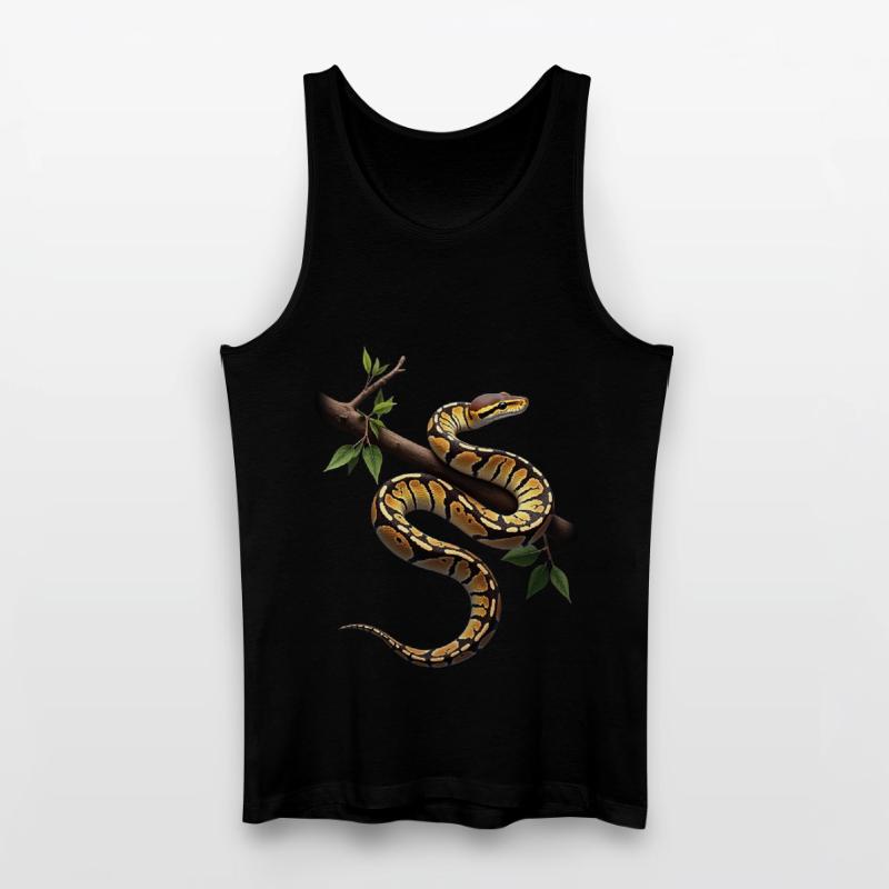 Roi Python Serpents Amoureux Terrarium Python Débardeur bio Homme
