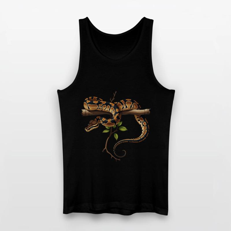 Roi Python Serpents Amoureux Terrarium Python Débardeur bio Homme