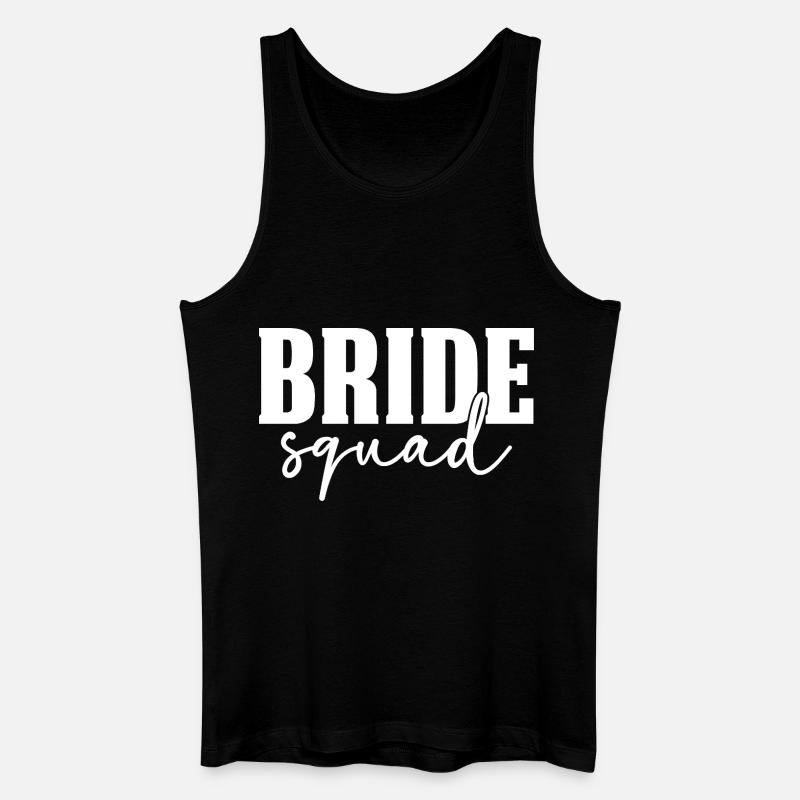 Bride Squad - Männer Bio Tank Top - Schwarz