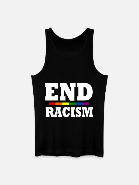 End Racism - Débardeur bio Homme - noir