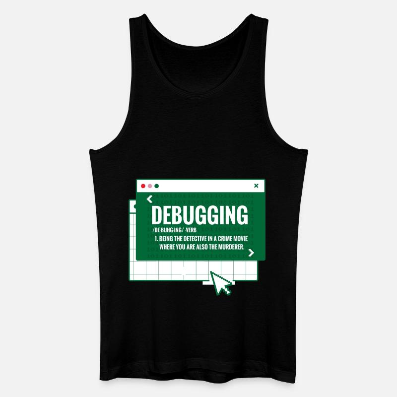 Debugging - Men’s Organic Tank Top - black