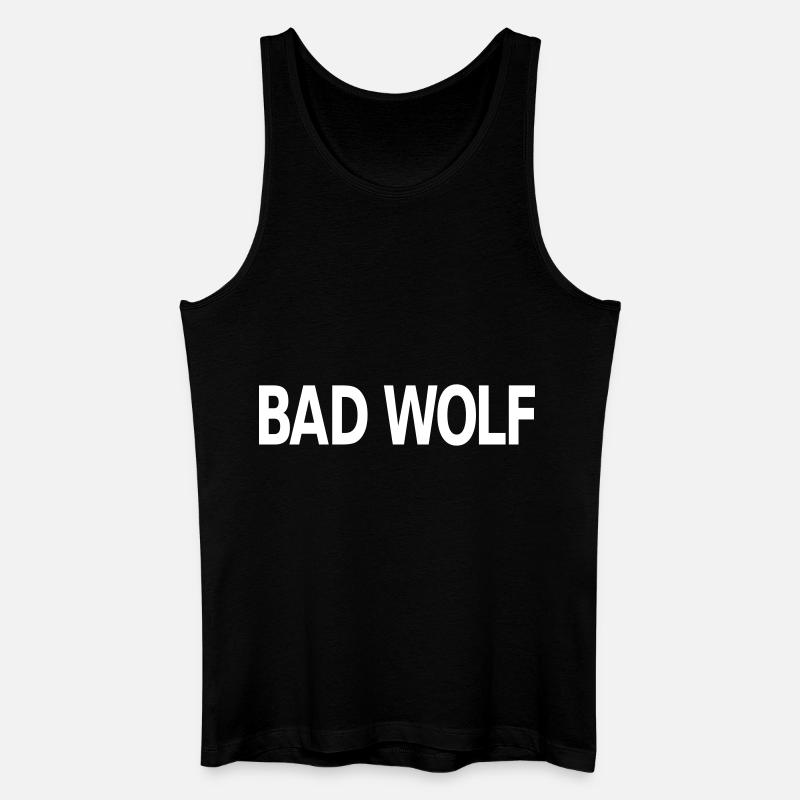 Bad Wolf - Männer Bio Tank Top - Schwarz