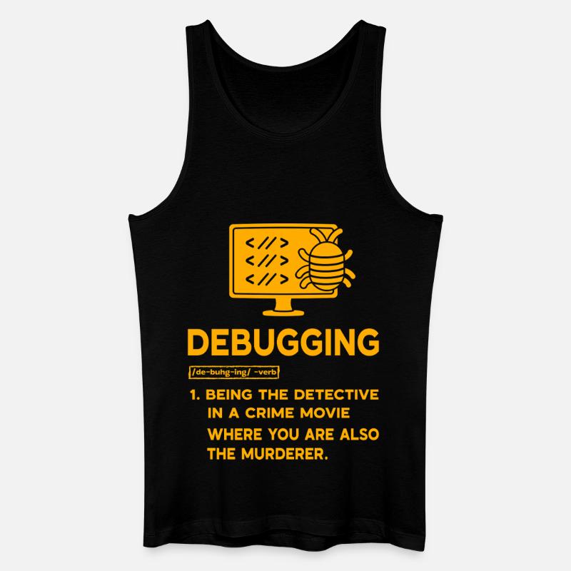 Debugging - Men’s Organic Tank Top - black