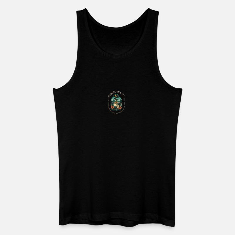ACOTAR Suriel Tea Co - Männer Bio Tank Top - Schwarz