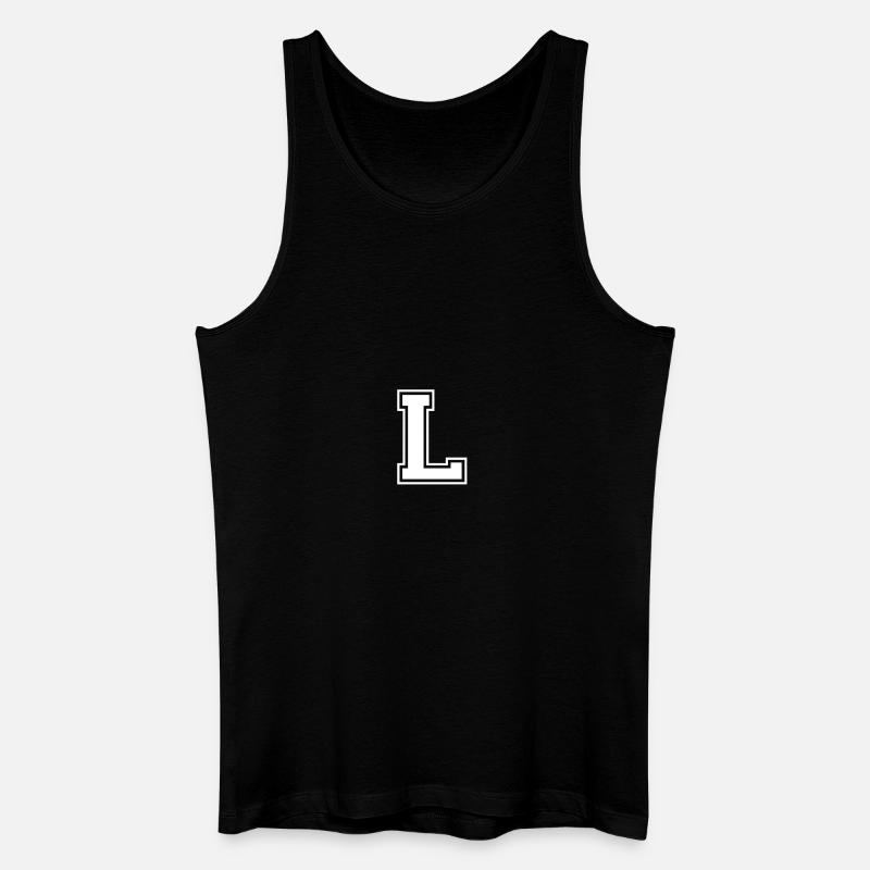 l - Männer Bio Tank Top - Schwarz