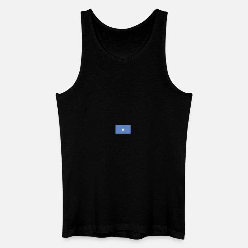 Somalia Flagge - Männer Bio Tank Top - Schwarz